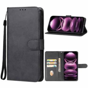 For Xiaomi Redmi Note 12 Pro 5G China Leather Phone Case(Black)