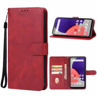For Samsung Galaxy A22e Leather Phone Case(Red)