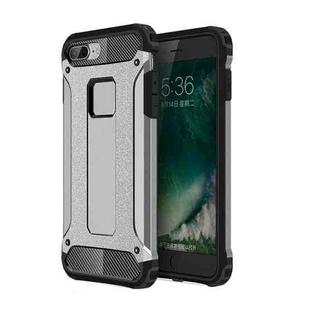 For iPhone 8 Plus Magic Armor TPU + PC Combination Phone Case(Grey)