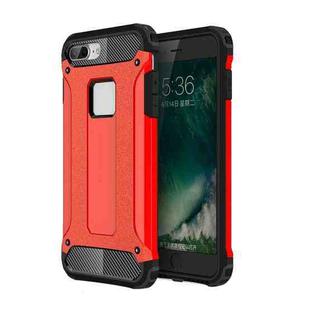 For iPhone 8 Plus Magic Armor TPU + PC Combination Phone Case(Red)