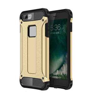 For iPhone 8 Plus Magic Armor TPU + PC Combination Phone Case(Gold)