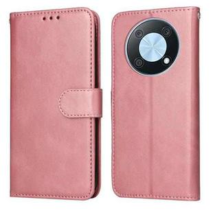 For Huawei nova Y90 / Enjoy 50 Pro Classic Calf Texture Flip Leather Phone Case(Rose Gold)