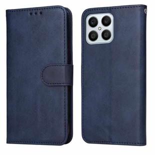 For Honor X8 5G / X6 Classic Calf Texture Flip Leather Phone Case(Blue)