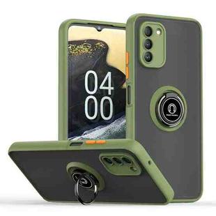 For Nokia G400 5G Q Shadow 1 Series TPU + PC Phone Case with Ring Holder(Green)