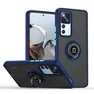 For Xiaomi 12T/12T Pro/Redmi K50 Ultra Q Shadow 1 Series TPU + PC Phone Case with Ring Holder(Royal Blue)