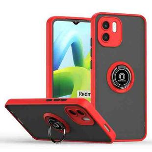 For Xiaomi Redmi A1 Q Shadow 1 Series TPU + PC Phone Case with Ring Holder(Red)