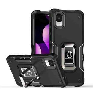 For TCL ION z Ring Holder Non-slip Armor Phone Case(Black)