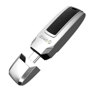 ORICO USB Flash Drive, Read: 100MB/s, Write: 50MB/s, Memory:64GB, Port:Type-C(Silver)