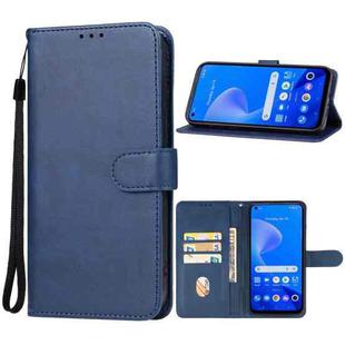 For Realme 10 Pro+ Leather Phone Case(Blue)