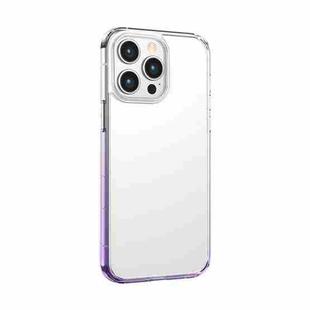 For iPhone 14 Pro USAMS US-BH813 Binz Series Gradient Color Phone Protective Case(Purple)