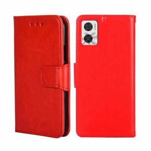 For Motorola Moto E22/E22i Crystal Texture Leather Phone Case(Red)