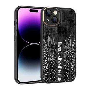 For iPhone 14 Plus Parkour Series Fabric Cooling Phone Case(Black)