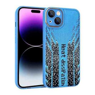 For iPhone 11 Parkour Series Fabric Cooling Phone Case(Blue)