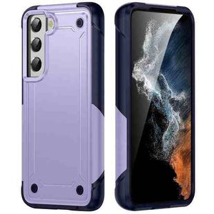 For Samsung Galaxy S22+ 5G 2 in 1 Soft TPU Hard PC Phone Case(Purple Royal Blue)