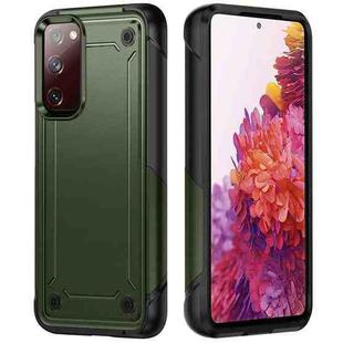 For Samsung Galaxy S20 / S20 FE 5G 2 in 1 Soft TPU Hard PC Phone Case(Army Green)