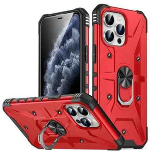 For iPhone 13 Pro Ring Holder Phone Case(Red)