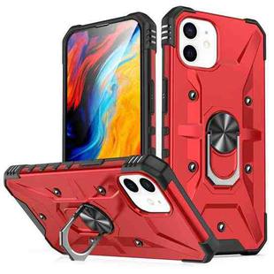 For iPhone 12 mini Ring Holder Phone Case(Red)