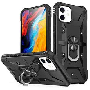 For iPhone 12 Ring Holder Phone Case(Black)