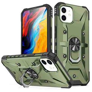For iPhone 12 Ring Holder Phone Case(Army Green)