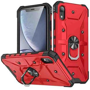 For iPhone XR Ring Holder Phone Case(Red)