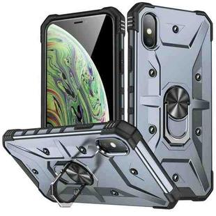 For iPhone XS Max Ring Holder Phone Case(Grey)