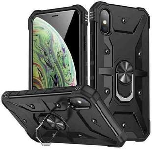 For iPhone XS Max Ring Holder Phone Case(Black)