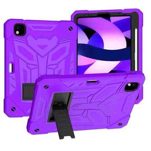 For iPad Pro 11 2018/2020/2021 Bumblebee Silicone+PC Shockproof Tablet Case with Holder(Purple)