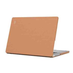 For MacBook Pro 13.3 inch 2020 WiWU Leather Shield Case(Brown)