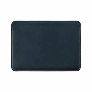 For MacBook Pro 14.2 inch WiWU Skin Pro Platinum Ultra Slim Leather Laptop Bag(Blue)
