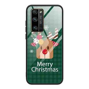 For Honor 30 Christmas Glass Phone Case(Deer Head)