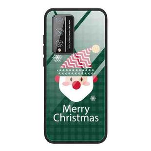 For Honor Play 4T Pro Christmas Glass Phone Case(Santa Claus)