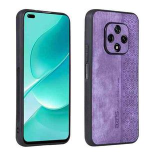 For Huawei nova 9z 5G/Enjoy 50+ AZNS 3D Embossed Skin Feel Phone Case(Purple)