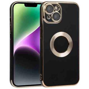 For iPhone 14 Electroplated TPU Phone Case(Black)