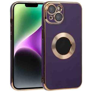 For iPhone 14 Electroplated TPU Phone Case(Deep Purple)