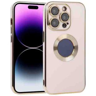 For iPhone 14 Pro Electroplated TPU Phone Case(Rose Gold)