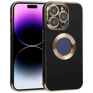 For iPhone 14 Pro Max Electroplated TPU Phone Case(Black)
