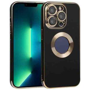 For iPhone 13 Pro Max Electroplated TPU Phone Case(Black)