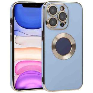 For iPhone 11 Electroplated TPU Phone Case(Light Blue)