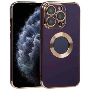 For iPhone 11 Pro Max Electroplated TPU Phone Case(Deep Purple)