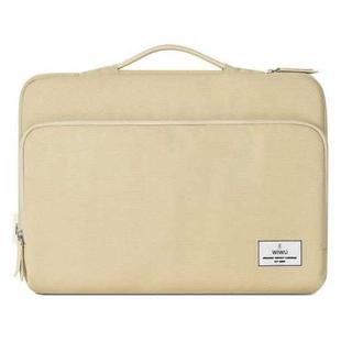 WiWU Ora Laptop Sleeve Handbag For 14 inch(Ivory)