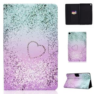 For Galaxy Tab S5e T720 Horizontal Painted Flat Leather Case with Sleep Function & Pen Cover & Card Slot & Holder(Love Quicksand)