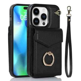 For iPhone 11 Pro Anti-theft RFID Card Slot Phone Case(Black)