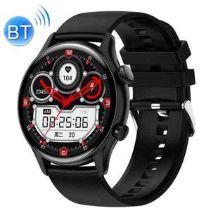 Ochstin 5HK8 Pro 1.36 inch Round Screen Blood Oxygen Blood Pressure Monitoring Bluetooth Smart Watch, Strap:Silicone(Black)