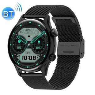 Ochstin 5HK8 Pro 1.36 inch Round Screen Blood Oxygen Blood Pressure Monitoring Bluetooth Smart Watch, Strap:Steel(Black)