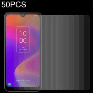 For TCL ION z 50 PCS 0.26mm 9H 2.5D Tempered Glass Film