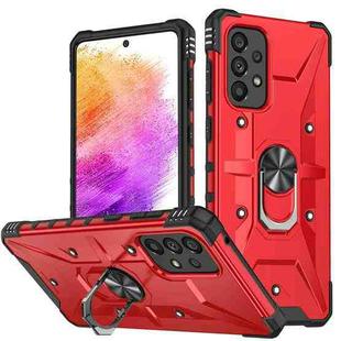 For Samsung Galaxy A53 5G Ring Holder Phone Case(Red)