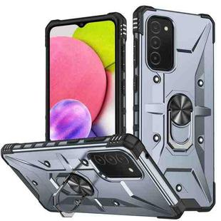 For Samsung Galaxy A02s / A3s US Ring Holder Phone Case(Grey)