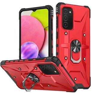 For Samsung Galaxy A02s / A3s US Ring Holder Phone Case(Red)