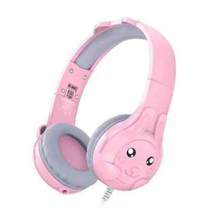 SoulBytes S31 Kids Wired Over-Ear Earphone with Microphone, Length: 1.5m(Pink)