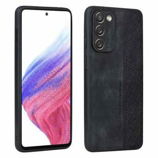 For Samsung Galaxy S20 FE / S20 Lite AZNS 3D Embossed Skin Feel Phone Case(Black)